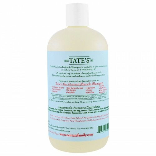Tate's, Tate's, Шампунь «Натуральное чудо», 18 жидких унций