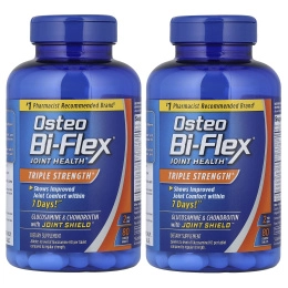 Osteo Bi-Flex, Здоровье суставов, тройная сила, 2 пакетика, 80 таблеток, покрытых оболочкой