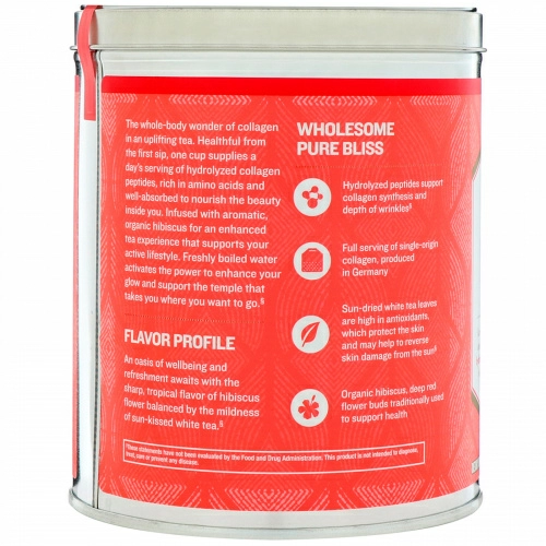 ReserveAge Nutrition, Collagen Beautea, White Tea + Hibiscus Flavor, 48 Tea Bags