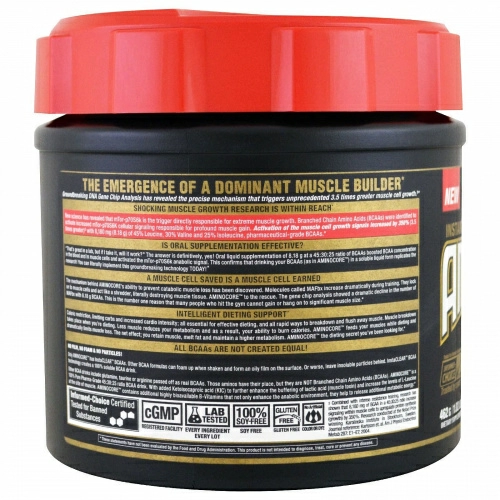 ALLMAX Nutrition, AMINOCORE, BCAA, 8G BCAAs, 100% Pure 45:30:25 Ratio, Gluten Free, White Grape, 1.02 lbs (462 g)