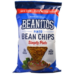 Beanitos, Фасолевые чипсы Pinto, Просто Pinto, 6 oz (170 г)