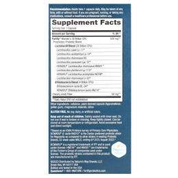 Nature's Way, Fortify, женский пробиотик + пребиотики, повседневный уход, 30 миллиардов, 30 овощей с отсроченным высвобождением. капсул с отсроченным высвобождением