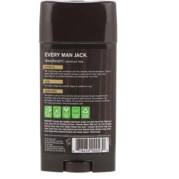 Every Man Jack, Дезодорант с ароматом сандала, 3,0 унции (88 г)