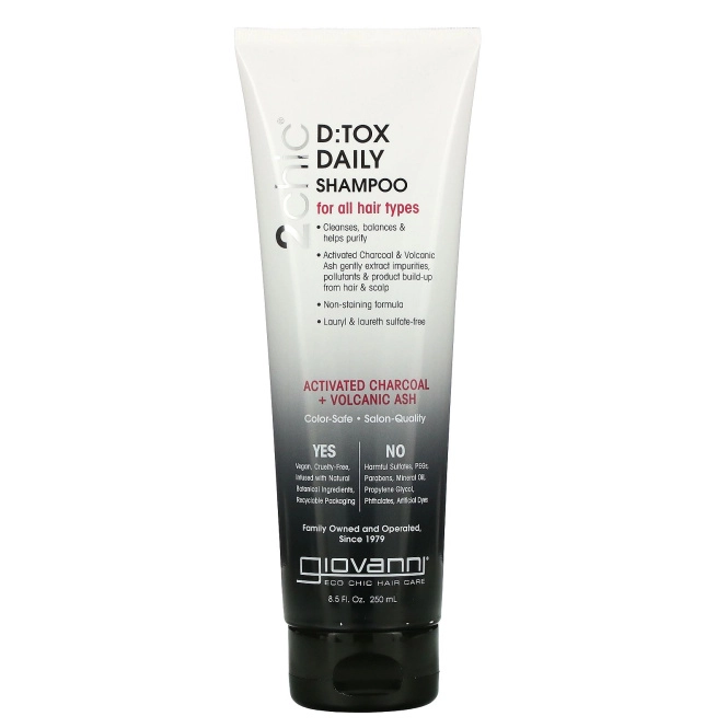 Giovanni, 2chic, Dtox, Daily Shampoo, 8.5 fl oz (250 ml)