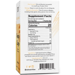 Zint, Коллаген со вкусом ананаса, 30 индивидуальных пакета, 5 г каждый