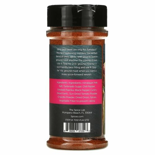 The Spice Lab, Натуральная приправа для тако, 141 г (5 унций)