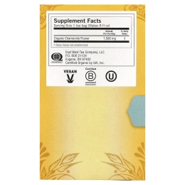 Yogi Tea, успокаивающая ромашка, без кофеина, 16 чайных пакетиков, 24 г (0,85 унции)