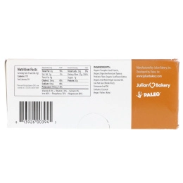 Julian Bakery, Белковый батончик Pegan, семенной белок, пряное имбирное печенье, 12 баточников, по 64,7 г каждый