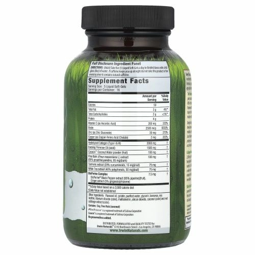 Irwin Naturals Collagen-Pure Deep Tissue, 80 гелевых капсул