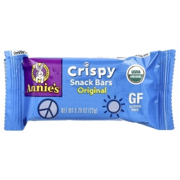 Annie's Homegrown, Crispy Snack Bars, оригинальные батончики, 5 батончиков, 22 г (0,78 унции) каждый
