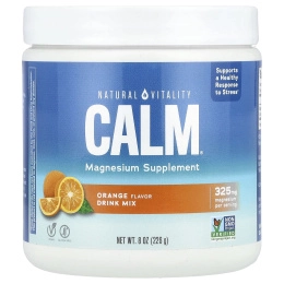Natural Vitality, CALM, антистрессовая смесь для напитков, апельсин, 226 г (8 унций)