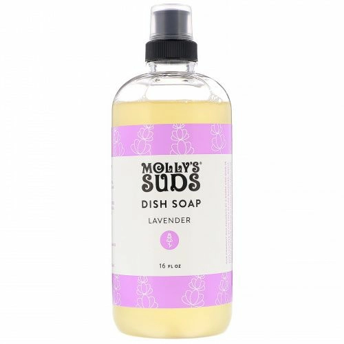 Molly's Suds, Средство для мытья посуды, лаванда, 480 мл