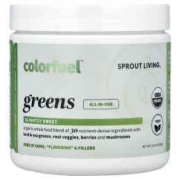 Sprout Living, Colorfuel ™ Greens, 300 г (10,6 унции)