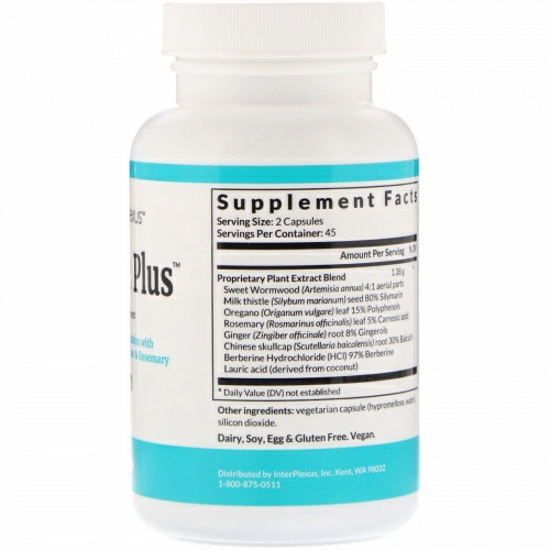 InterPlexus Inc., ProEnt2 Plus, 90 капсул