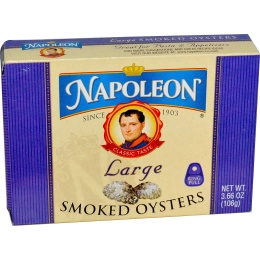 Napoleon Co., Крупные Копченые Устрицы 3.66 унции (106 г)