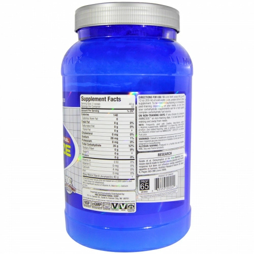 ALLMAX Nutrition, Восковая кукуруза, углеводы, сетчатый амилопектин, без добавок, 70,6 унций (2000 г)