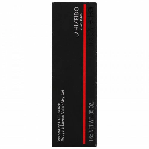 Shiseido, VisionAiry Gel, Ginza Red, губная помада, оттенок 222, 1,6 г (0,05 унции)