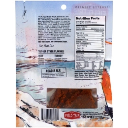 Field Trip Jerky, Pork Jerky, Maple BBQ, 2.2 oz (62 g)