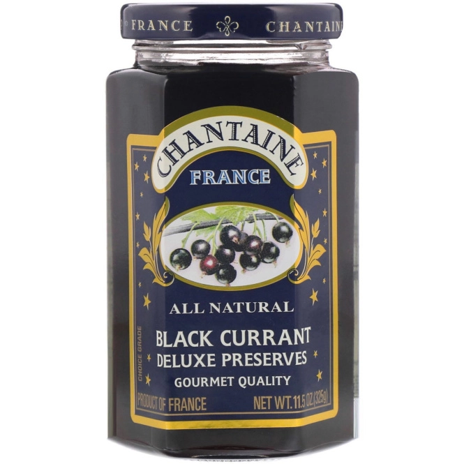 Chantaine, Deluxe Preserves, Черная смородина 11.5 унции (325 г)