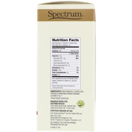 Spectrum Culinary, Органическое нерафинированное кокосовое масло, нерафинированно на среднем огне, 10 отдельных порционнных пакетиков, по 14,7 мл каждый