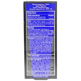 Neutrogena, Увлажняющий антивозрастной крем для мужчин + солнцезащитным кремом, SPF 15, 1,4 унции (40 г)