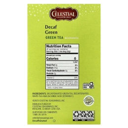 Celestial Seasonings, Зеленый чай, без кофеина, 40 чайных пакетиков, 74 г (2,6 унции)