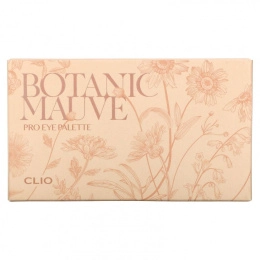 Clio, Палетка для век Pro Eye Palette, 09 Botanic Mauve, 1 палитра