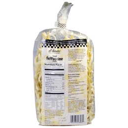 Al Dente Pasta, Лапша феттучини с базиликом, 12 унций (341 г)