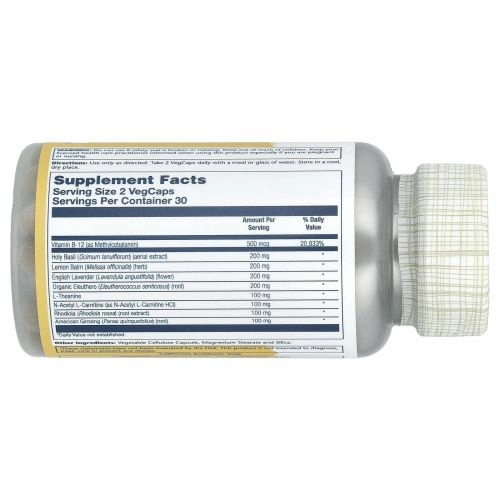 Solaray, Total Calm ™ Advanced, 60 растительных капсул