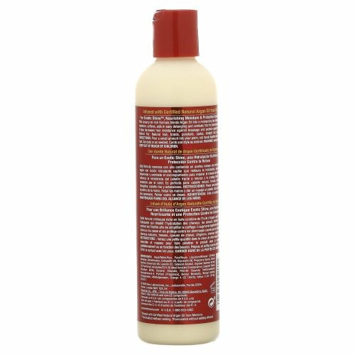Creme Of Nature, Сертифицированное натуральное аргановое масло из Марокко, увлажняющий лосьон для волос с маслом, 250 мл (8,5 жидк. унц.)