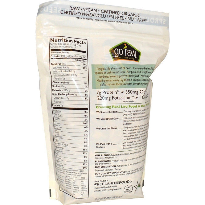 Go Raw, Смесь органических семян, 1 фунт (454 г)