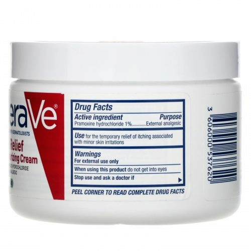 CeraVe, Увлажняющий крем против зуда, 340 г (12 унций)