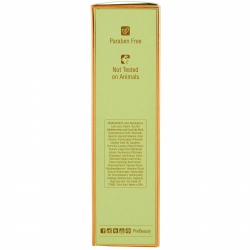Pixi Beauty, Грязевая маска Glow, с женьшенем и морской солью, 1.01 жид.унц. (30 мл.)
