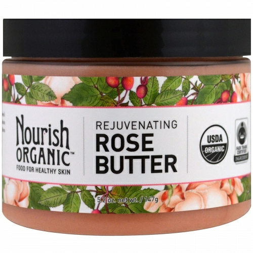 Nourish Organic, Омолаживающее розовое масло, 5,2 унции (147 г)