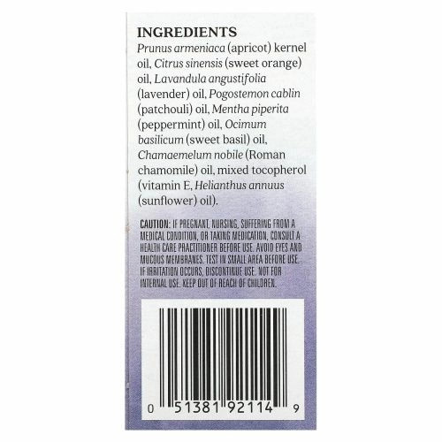 Aura Cacia, Смесь эфирного масла, расслабляющий роликовый аппликатор, успокоительное, 0,31 жидкие унции (9,2 мл)