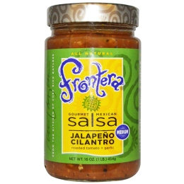 Frontera, Мексиканская сальса для гурманов, Медиум, Jalapeño Cilantro, 16 oz (454 гр)