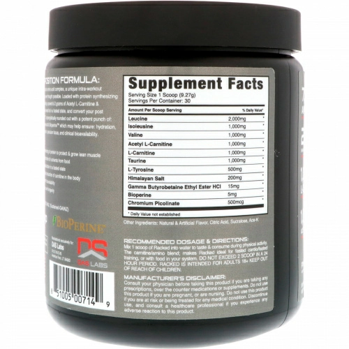 Bucked Up, RACKED BCAA, Pina Colada, 288 g