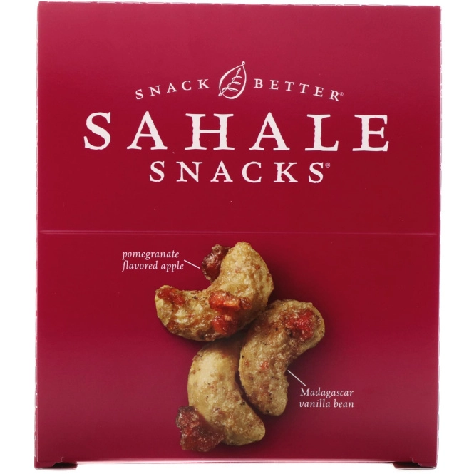 Sahale Snacks, Глазированные орехи, кешью с гранатом + ваниль, 9 пачек по 1,5 унции (42,5 г)