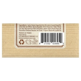 A La Maison de Provence, кусковое мыло для рук и тела, с ароматом апельсина и бергамота, 250 г (8,8 унции)