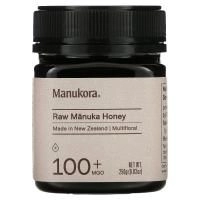 Manukora, Необработанный мед манука, 100+ MGO, 250 г (8,82 унции)