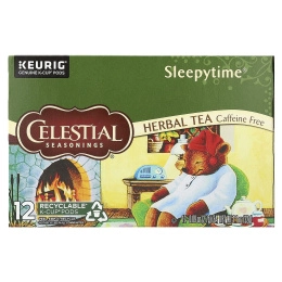 Celestial Seasonings, травяной чай, Sleepytime®, без кофеина, 12 капсул K-Cup, 32 г (1,1 унции)