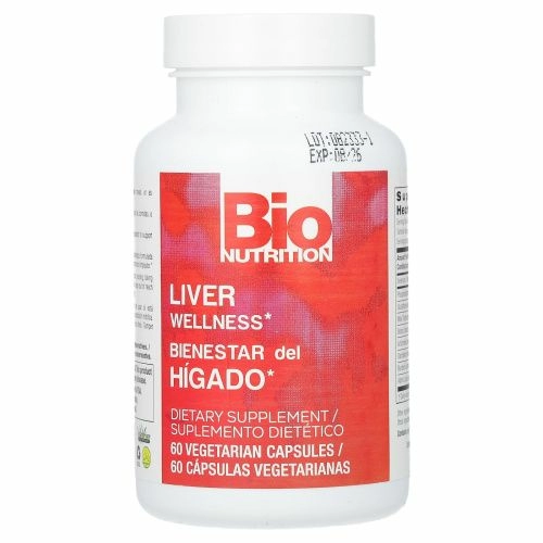 Bio Nutrition, Здоровье печени, 60 вегетарианских капсул
