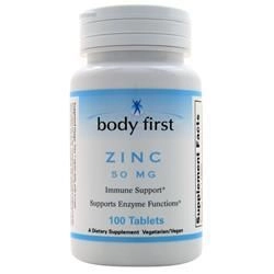 Body First, Цинк (50 мг) 100 таблеток