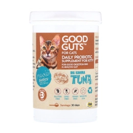 Fidobiotics, Good Guts, For Cats, Big Kahuna Tuna Flavor, 3 Billion CFU, 0.5 oz (15 g)