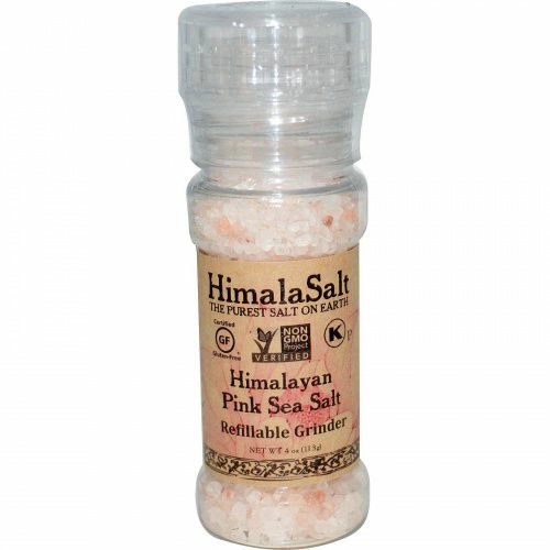 HimalaSalt, Розовая морская соль, перезаправляемая мельничка, 4 унции (113 г)