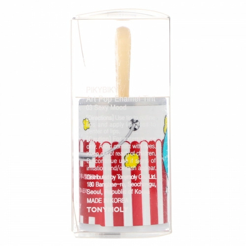 Tony Moly, Блеск для губ Piky Biky, глянцевый оттенок арт-поп, цвет 03 сексуальное настроение, 6 г