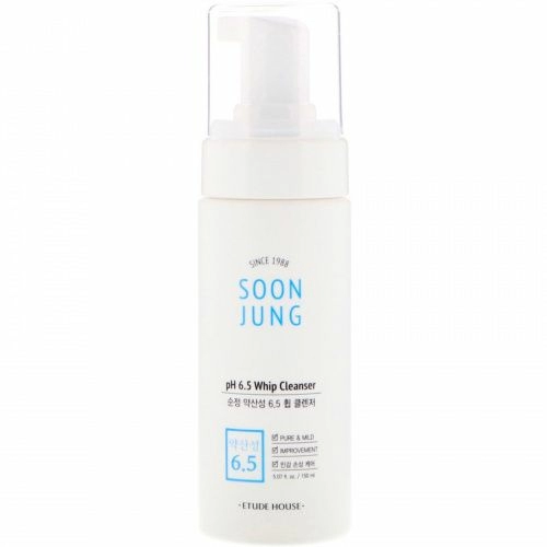 Etude, Soon Jung, pH 6.5 Whip Cleanser, 5.07 fl oz (150 ml)