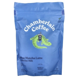 Chamberlain Coffee, латте с голубым матча и овсяным молоком, 283 г (10 унций)