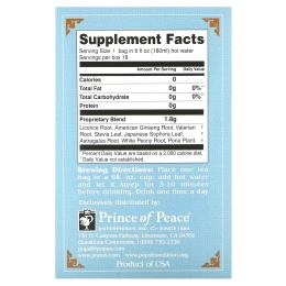 Prince of Peace, Травяной чай, для сна, 18 чайных пакетиков, 32,4 г (1,14 унции)