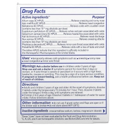 Boiron, Coldcalm, 60 быстрорастворимых таблеток